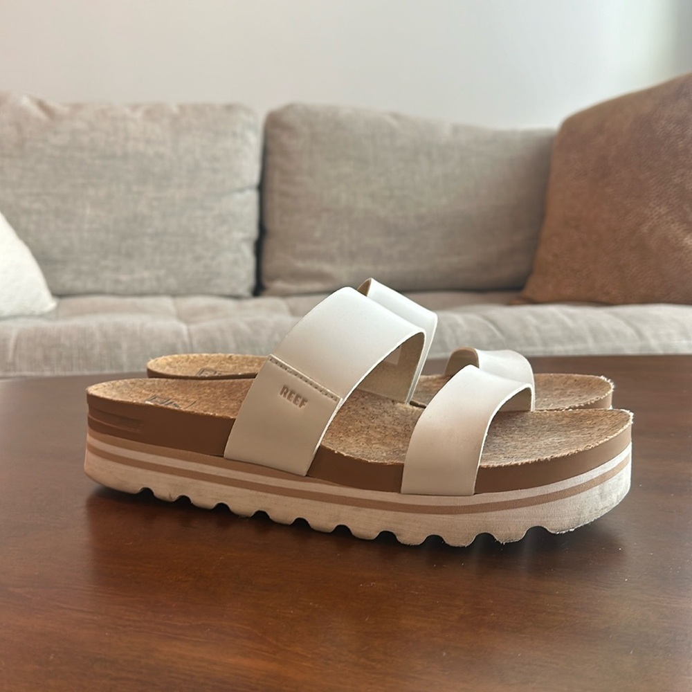 Reef sandal, Cushion Vista Hi, white, size 10